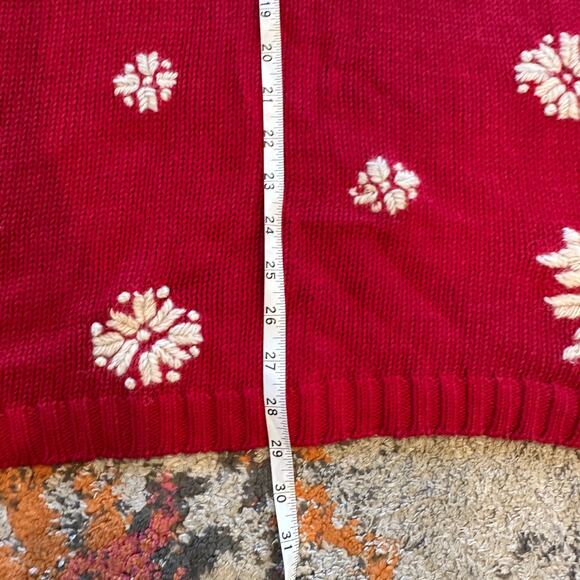 LANE BRYANT Snowflake Ugly Christmas Sweater Size 18/20 Holidays Classic Casual - Picture 5 of 8